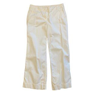J. CREW White Twill Chinos | Size 10S